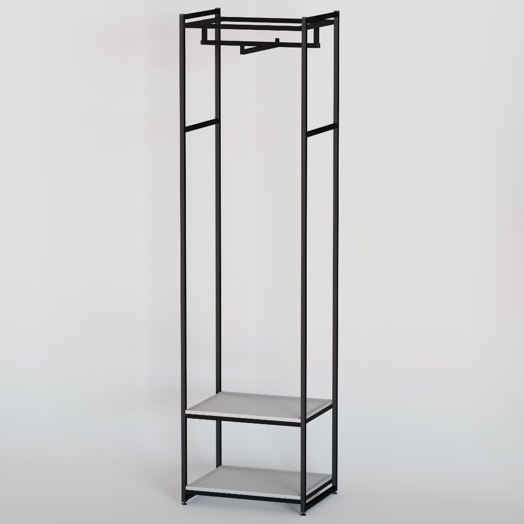 Стеллаж для одежды A2260-08-ЧБ 220х60х45