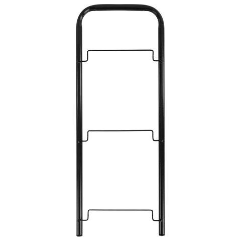 Этажерка (тележка) BOOMHOUSE (БУМХАУС) RC-003 3 яруса, на колесах, В62,5хШ42,5хГ25,5 см, металл, черная, 701455