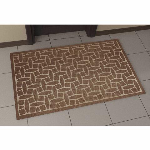 Коврик придверный 60х90 см, ВЕНГЕ, грязезащитный, 430 г/м2, фактурный рисунок АЛМАЗ, ЛЮБАША, 701056 цена 558 ₽ Коврик придверный 60х90 см, ВЕНГЕ, грязезащитный, 430 г/м2, фактурный рисунок АЛМАЗ, ЛЮБАША, 701056