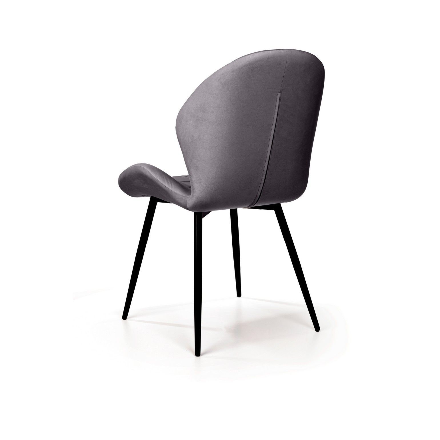 Стул Ральф, бархат серый 27