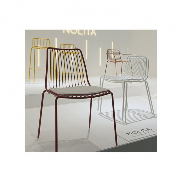 Стул металлический Nolita белый