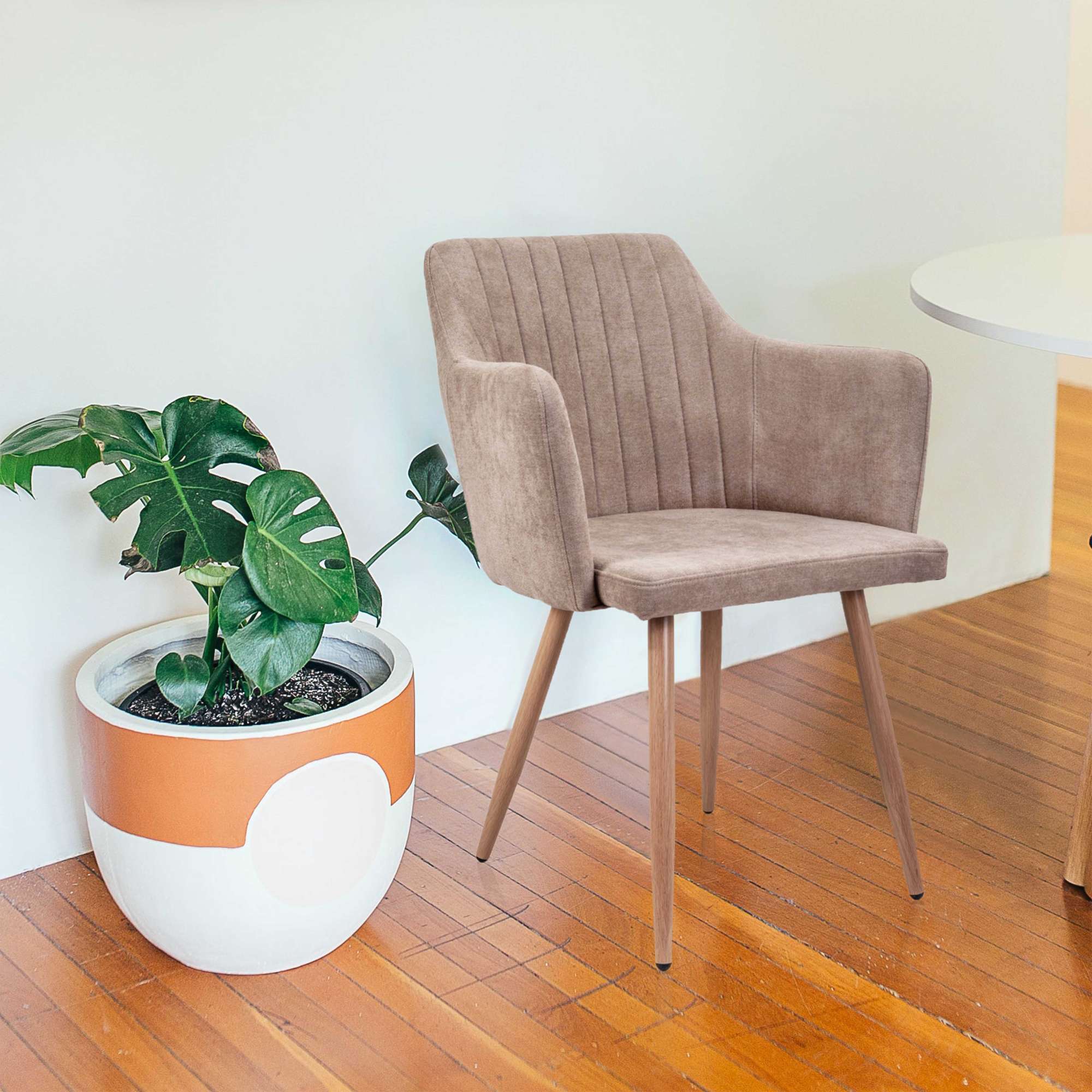 Кресло Brit, бежевый, ткань