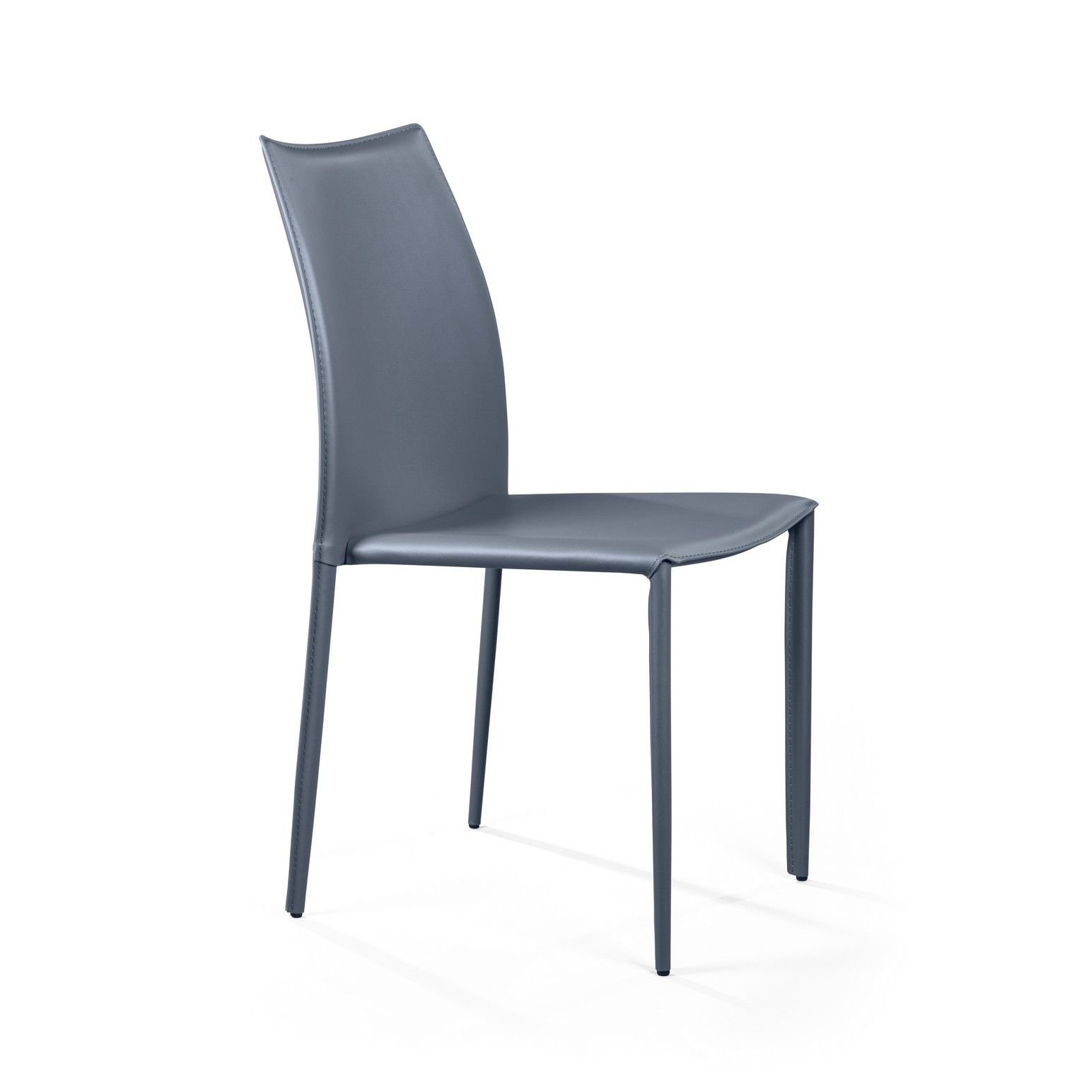 Стул Рольф, кожа антрацит