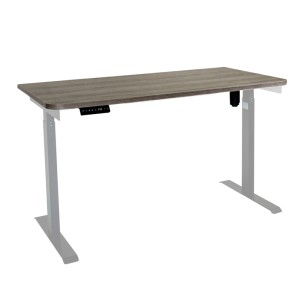 Стол с регулировкой высоты электрический LuxAlto LA-T33-E6 серый/дуб серо-бежевый ЛДСП 120*60*2.5