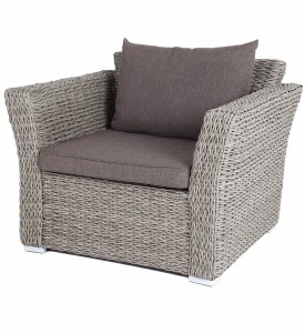 "Капучино" кресло из искусственного ротанга (гиацинт)