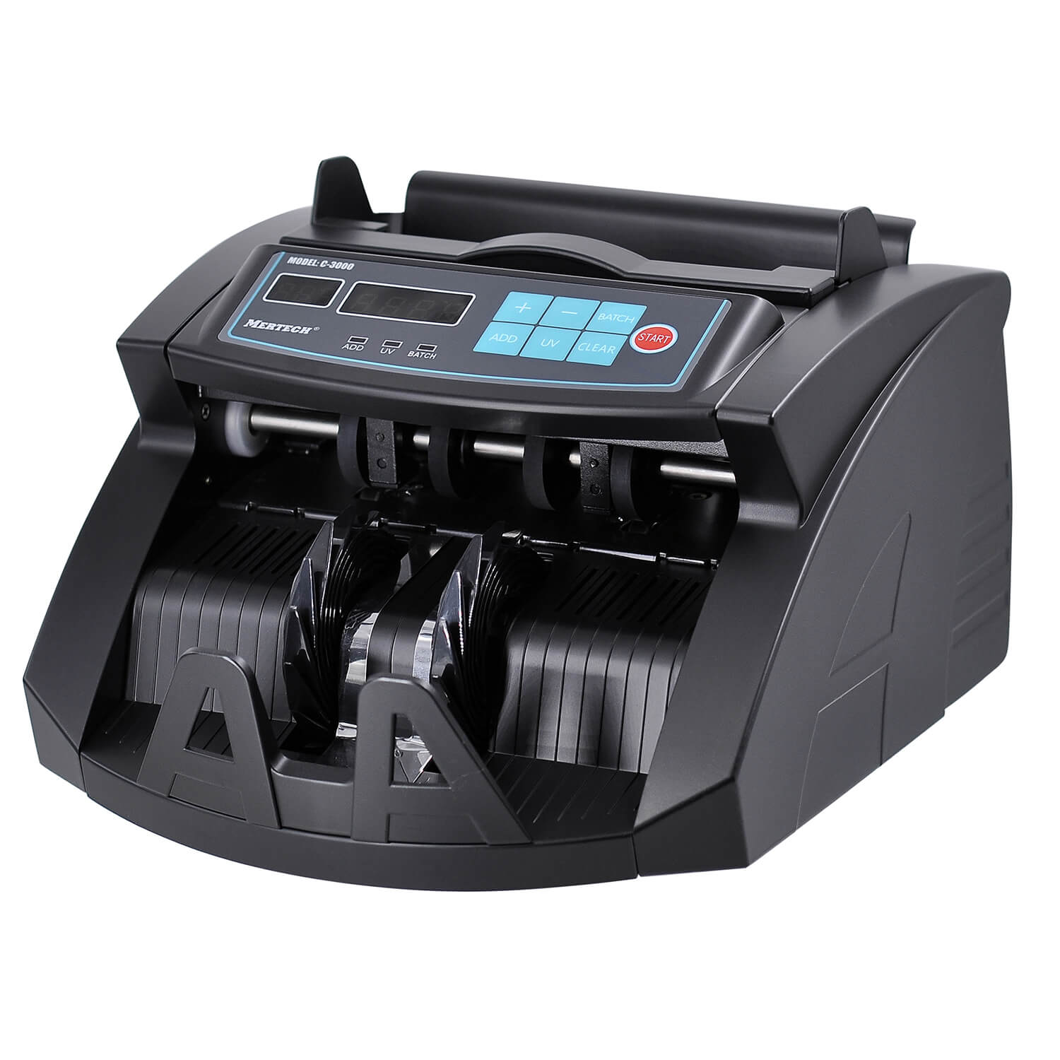 Мультивалютный счетчик банкнот MERTECH C-3000 Black
