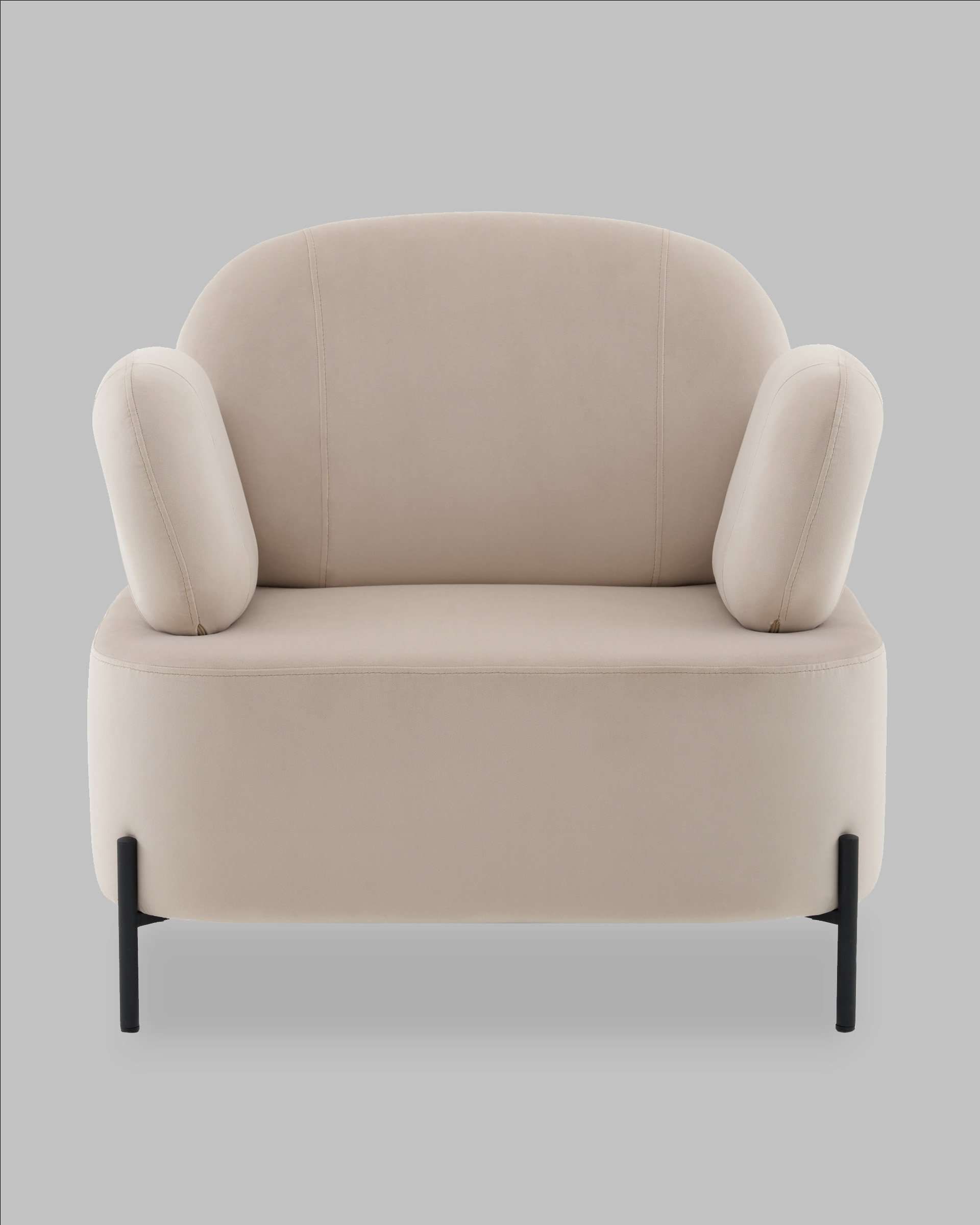 Кресло Кэнди велюр бежевый