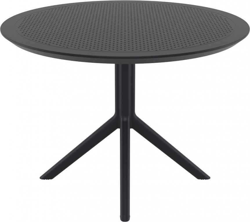 Стол пластиковый Sky Table Ø105 черный