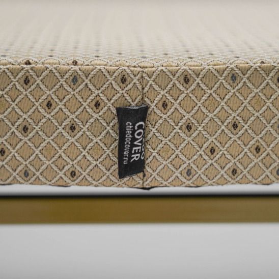 Стул Хит 25мм - золото, бежевый ромб