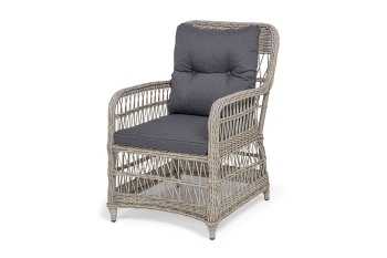 "Цесена" кресло плетеное из искусственного ротанга, цвет бежевыйцвет Бежевый