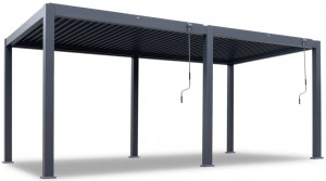 Пергола металлическая 3х6 м Astrol Pergola темно-серый