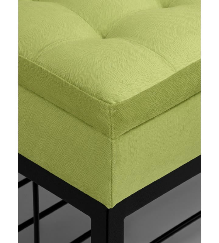 Банкетка Н-76 (черный/салатовый)