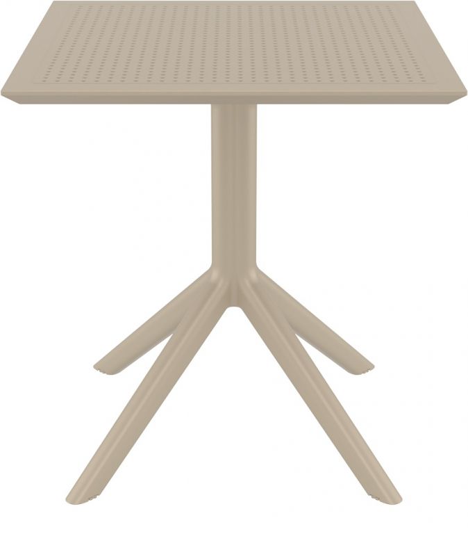 Стол пластиковый Sky Table 70 бежевый