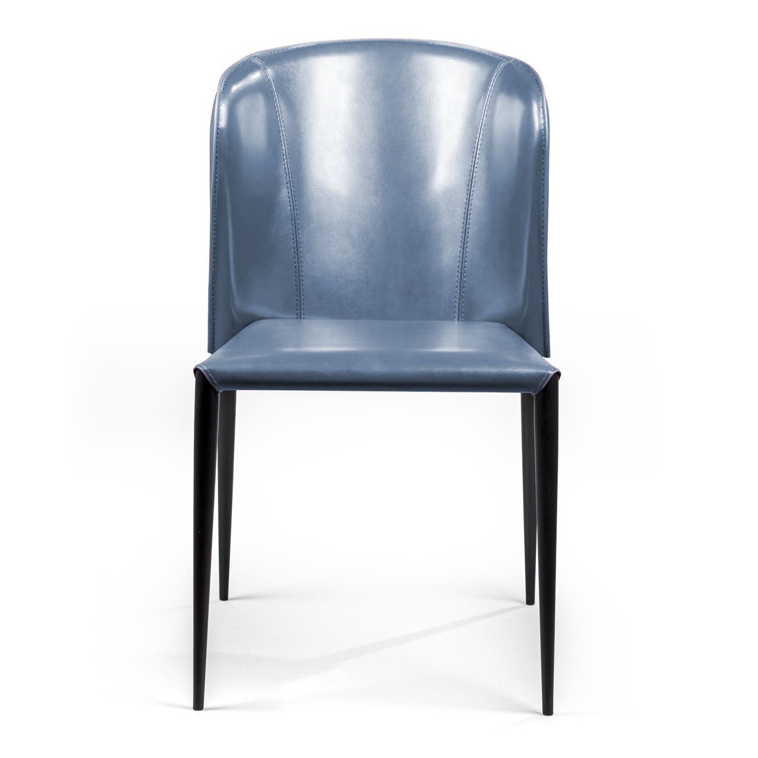 Стул Альберт, кожа антрацит