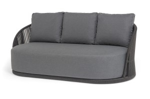 "Монтелла" диван 3-местный плетеный из роупа