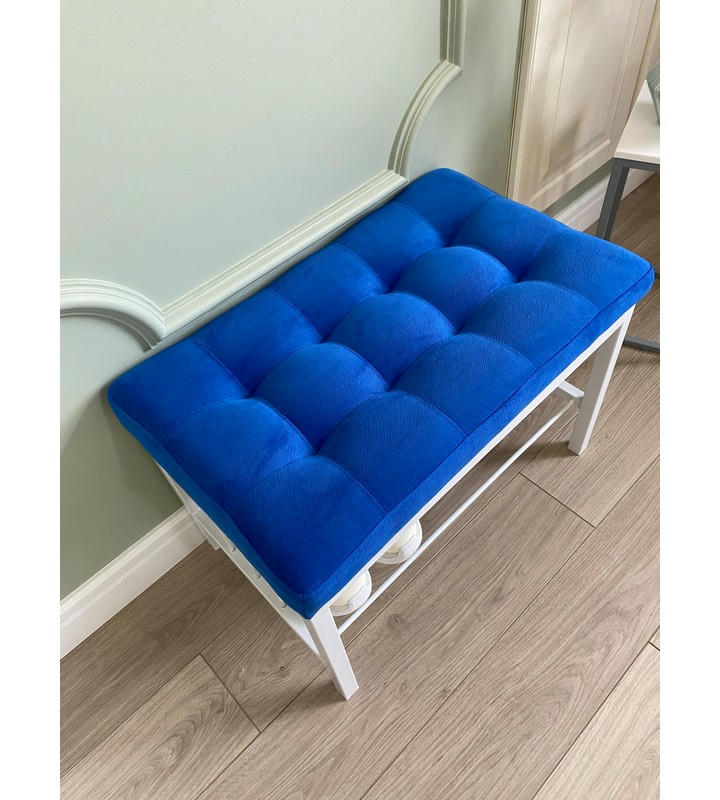 Банкетка Сканди-60 (синий/белый)