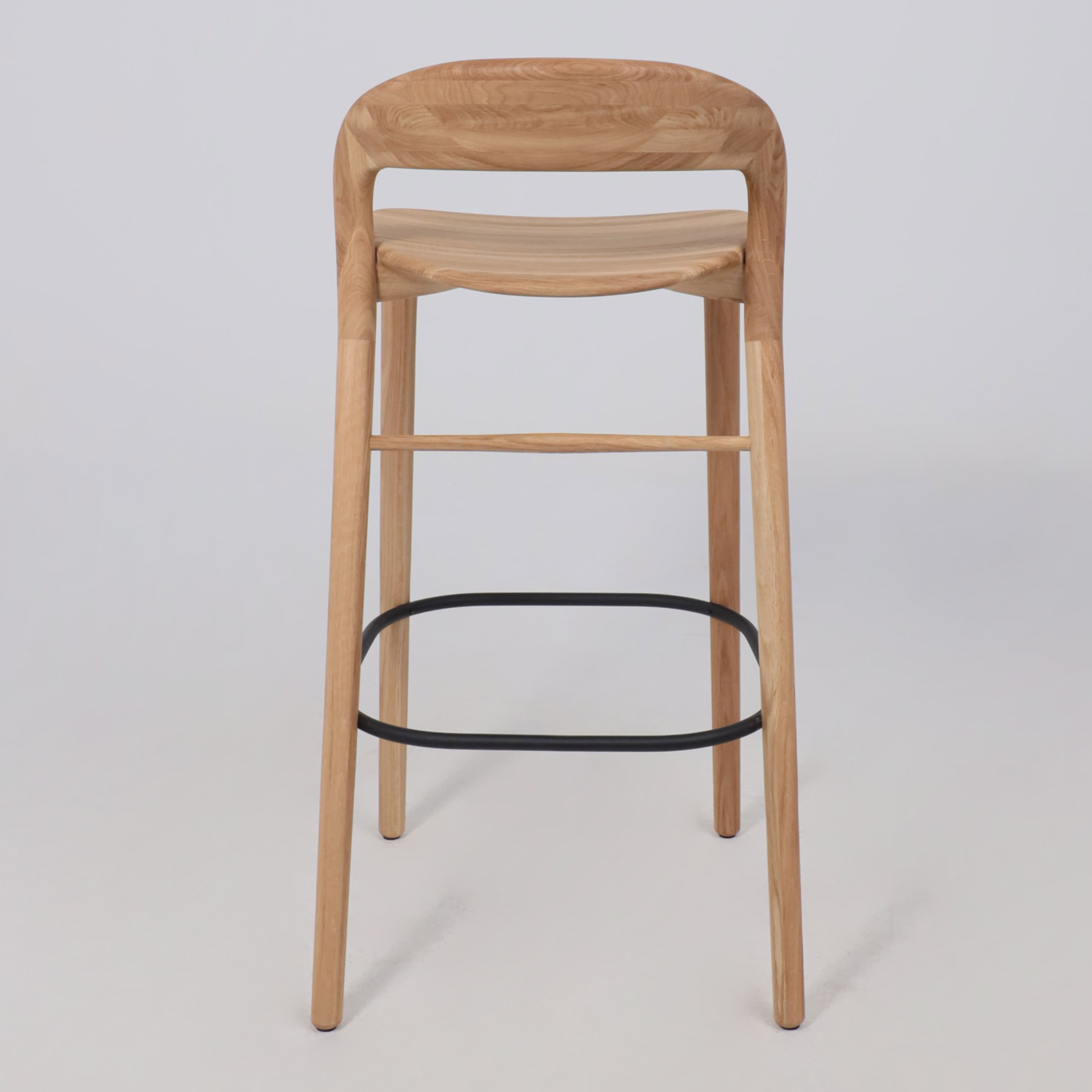 Стул барный Мэри, дуб натуральный, массив дуба