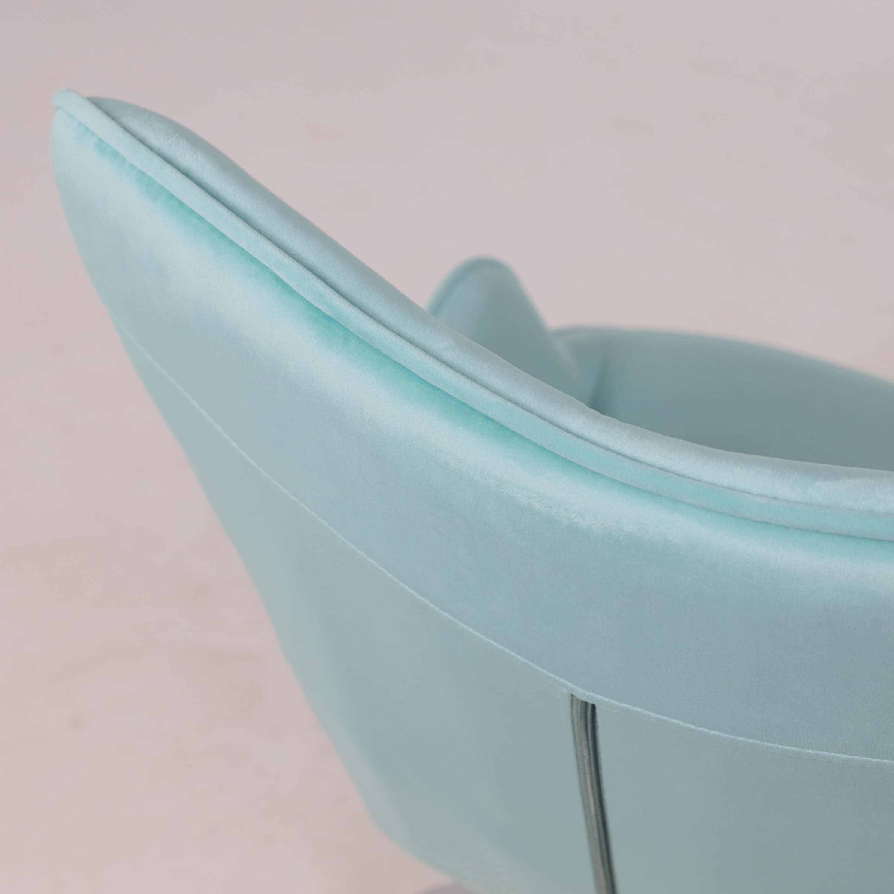 Кресло поворотное Bella, мятный, велюр