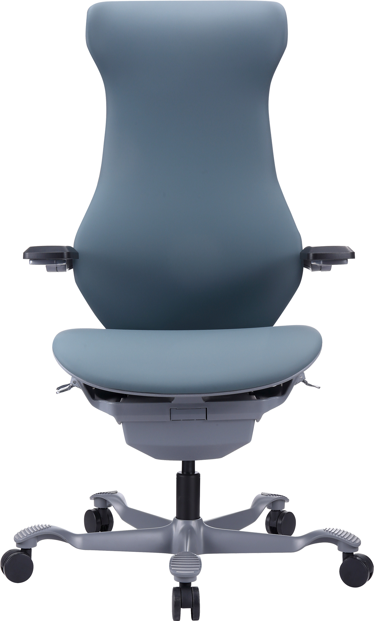 Эргономичное кресло Everprof Atom Grey (Атом Грэй) Экокожа Серый