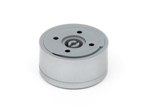 Опора Рондо альто, регулируемая D60, H30+10, круглая, пластиковая, матовый хром