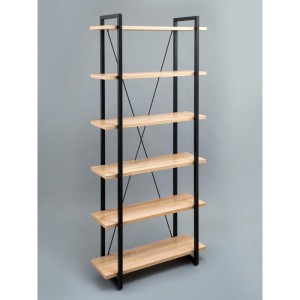 Мс-27 Стеллаж металлический в стиле "Лофт" (сонома)