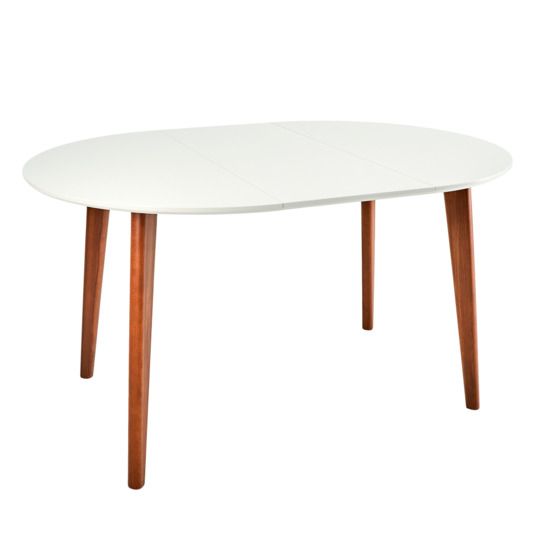 Стол СКАНДИ раскладной, коричневые ножки