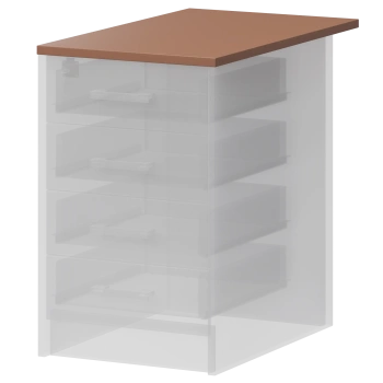 Крышка к приставным тумбам Арго А-707 Терракота