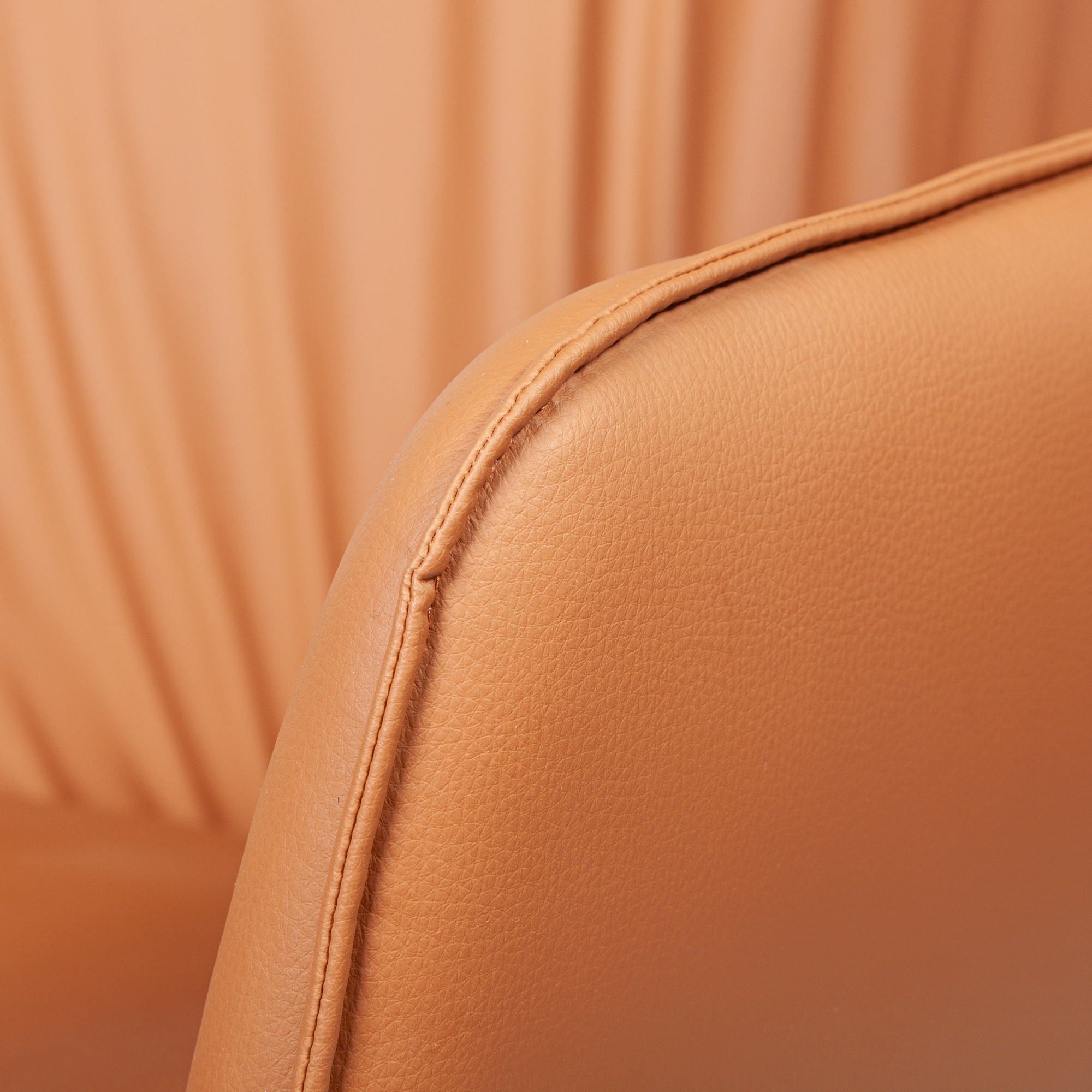 Полукресло София, иск.кожа soft-touch, терракот