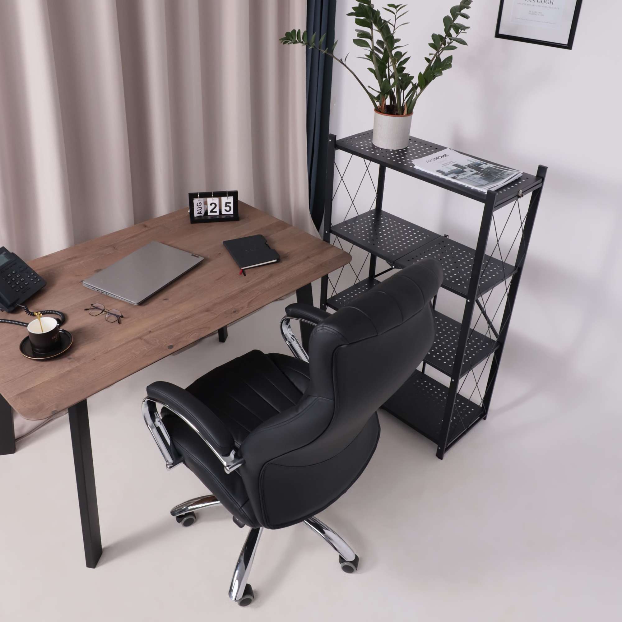 Кресло поворотное MASTIF, ECO, черный