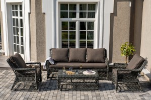 "Гранд Латте" лаунж-зона из искусственного ротанга