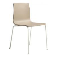 Стул пластиковый Alice, лен, тортора