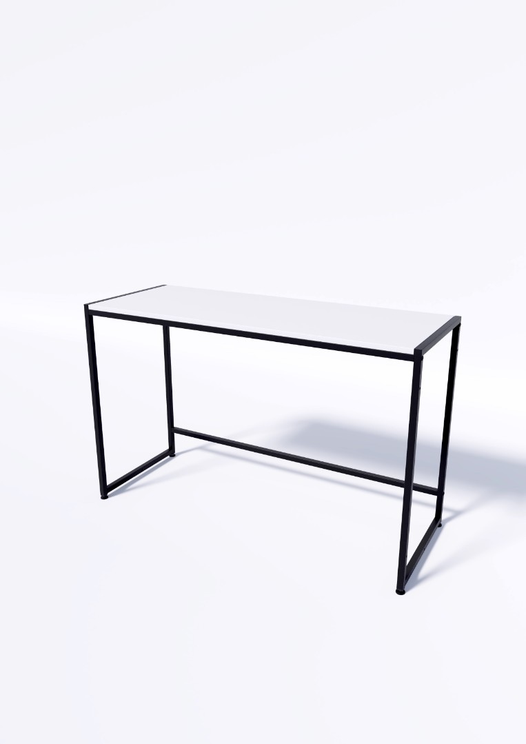 Стол TEVOLO демонстрационный черный-дуб сонома В75Ш120Г45