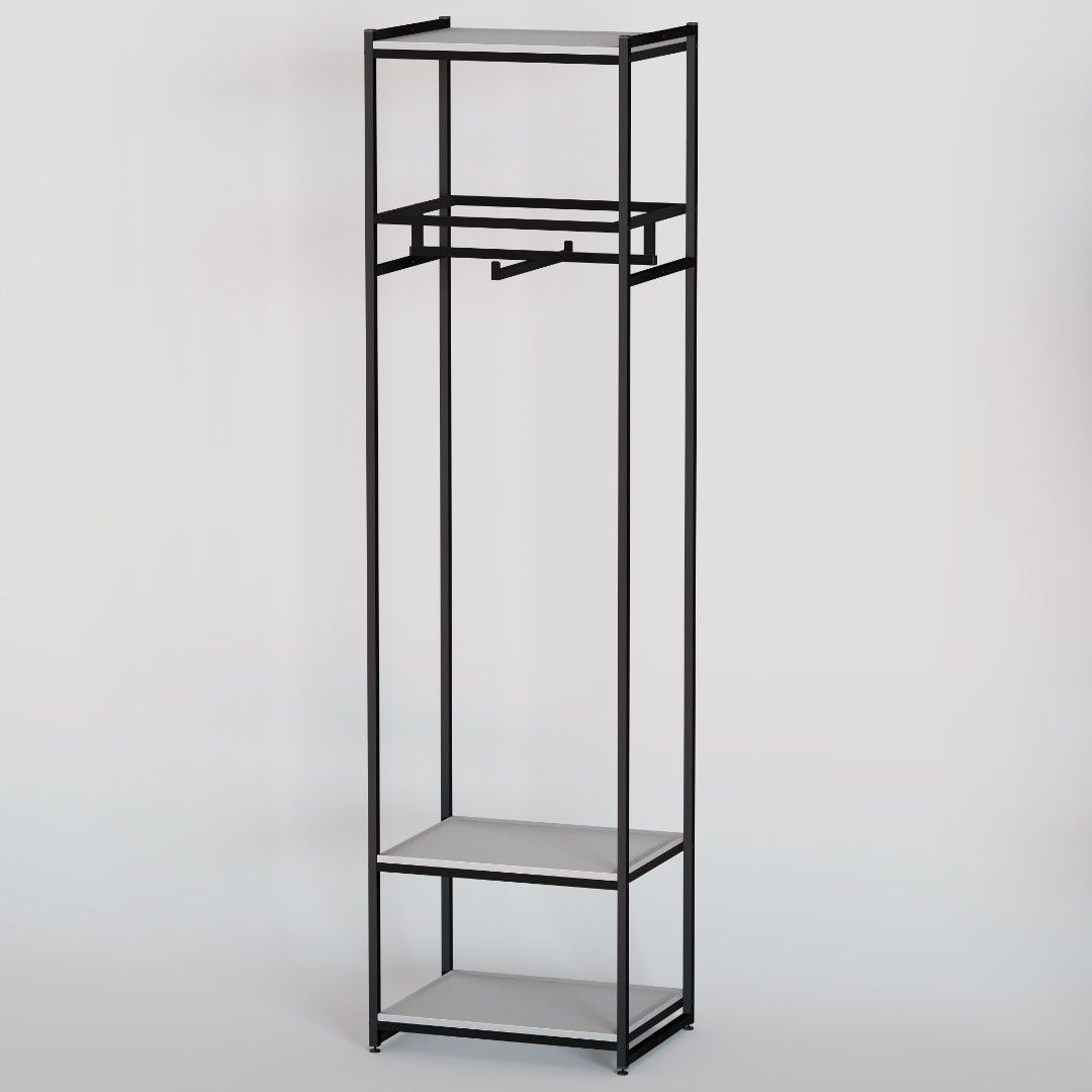 Стеллаж для одежды A2260-10-ЧБ 220х60х45