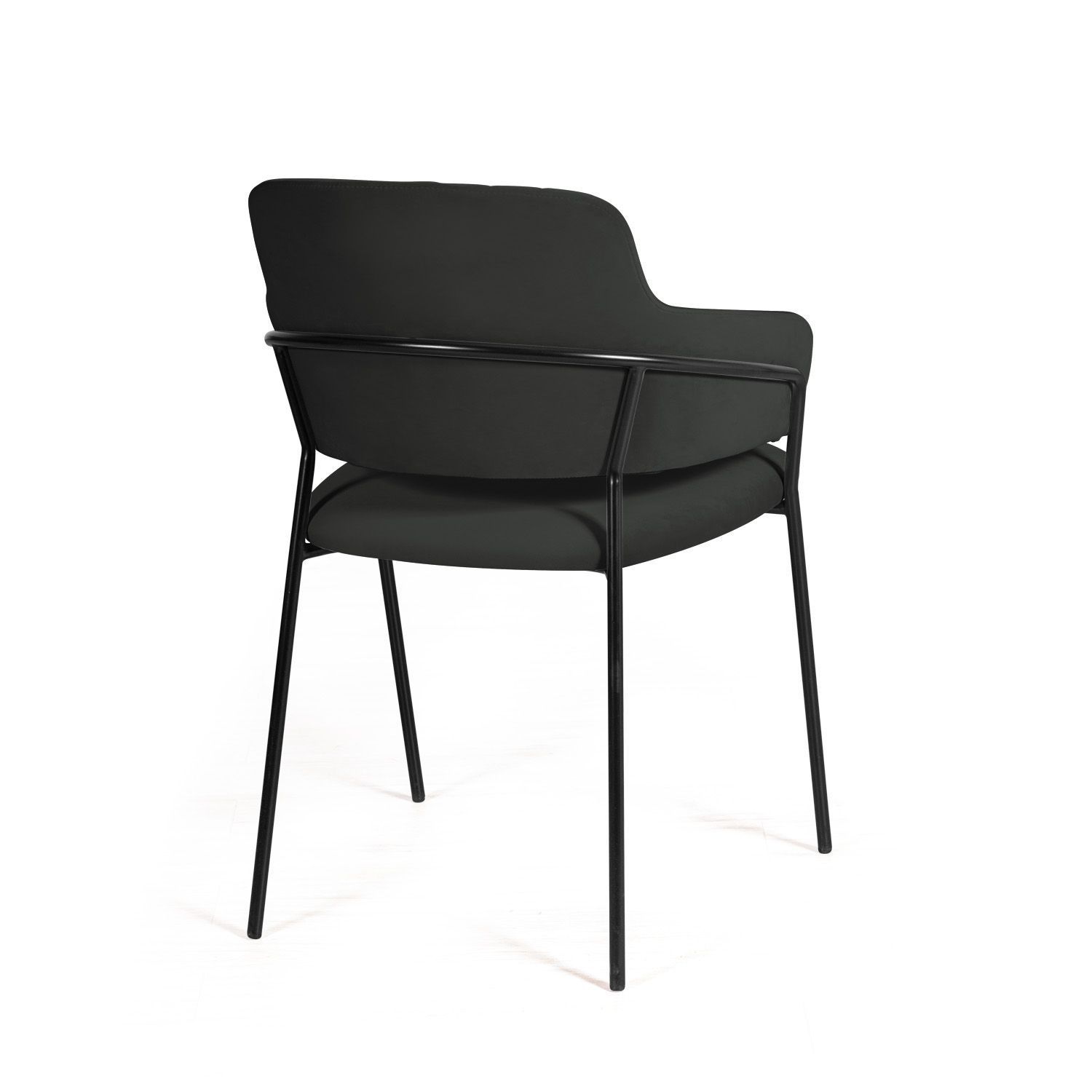 Стул Бриз, бархат антрацит 14