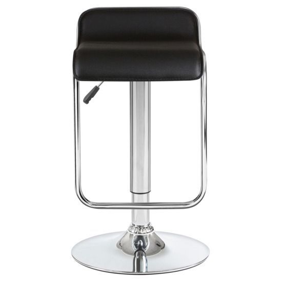 Барный стул Crack регулируемый, черный