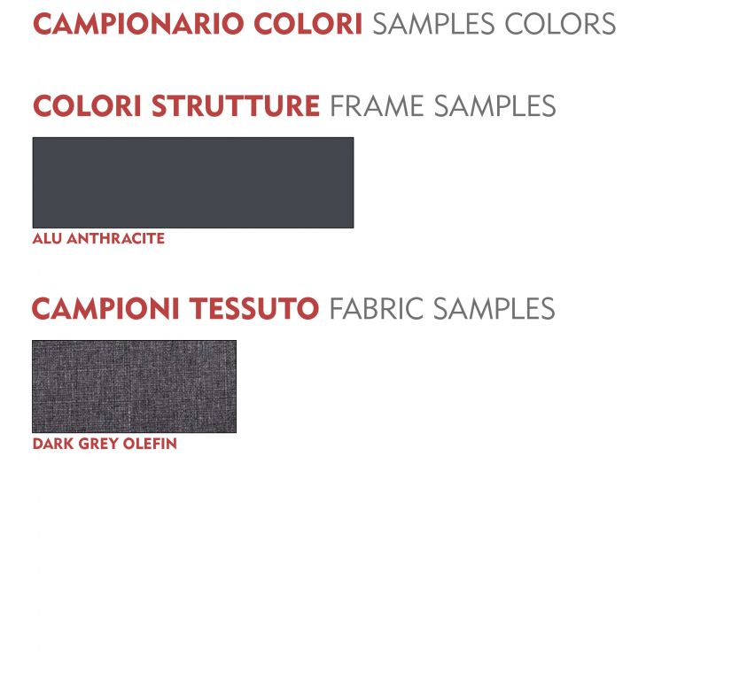 Кресло плетеное с подушками Muses антрацит, темно-серый