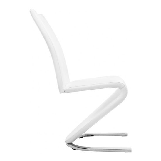 Стул Barlo, белый/ хром