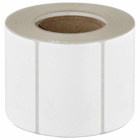 Термоэтикетки ЭКО, 58х40 мм, 700 этикеток в ролике, прозрачная подложка из пленки, 114504