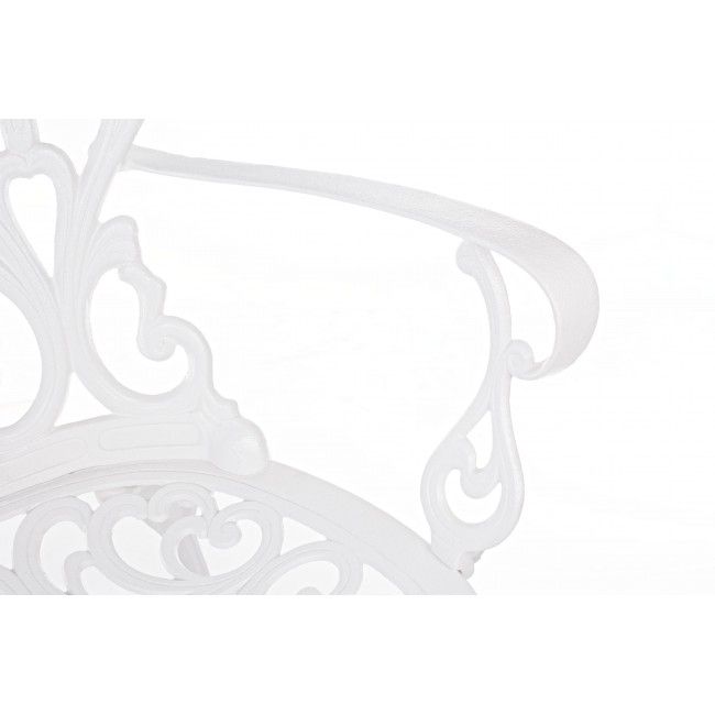 Кресло металлическое Victoria белый