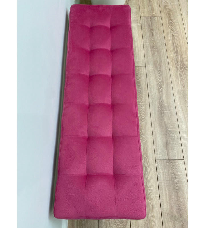 Банкетка Сканди-120-1 (розовый/черный)