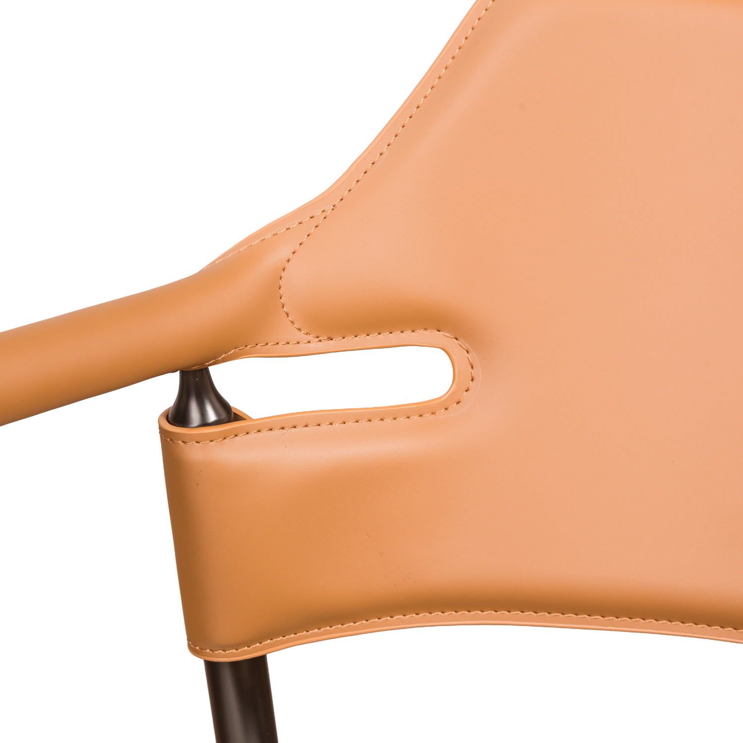 Стул с подлокотниками Сьют, коричневый