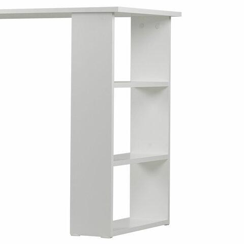 Стол письменный/компьютерный BRABIX "Scandi CD-016", 1100х500х750 мм, 4 ящика, белый, 641891, ЦБ013707-1
