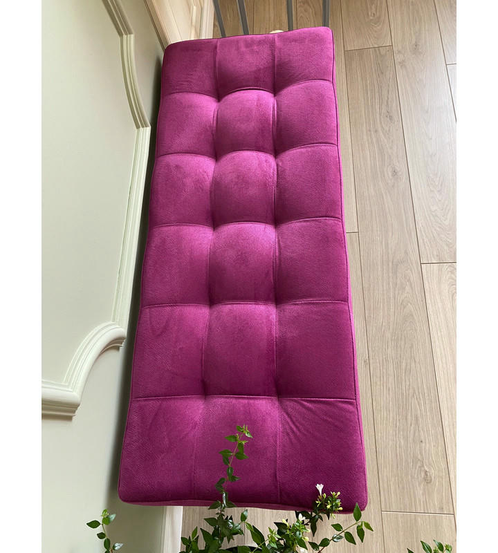 Банкетка Сканди-96-2 (фуксия/золото)