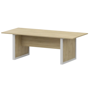 Стол для заседаний Аргентум-М НТМ-200.90-КМК Баттл Рок/Белый