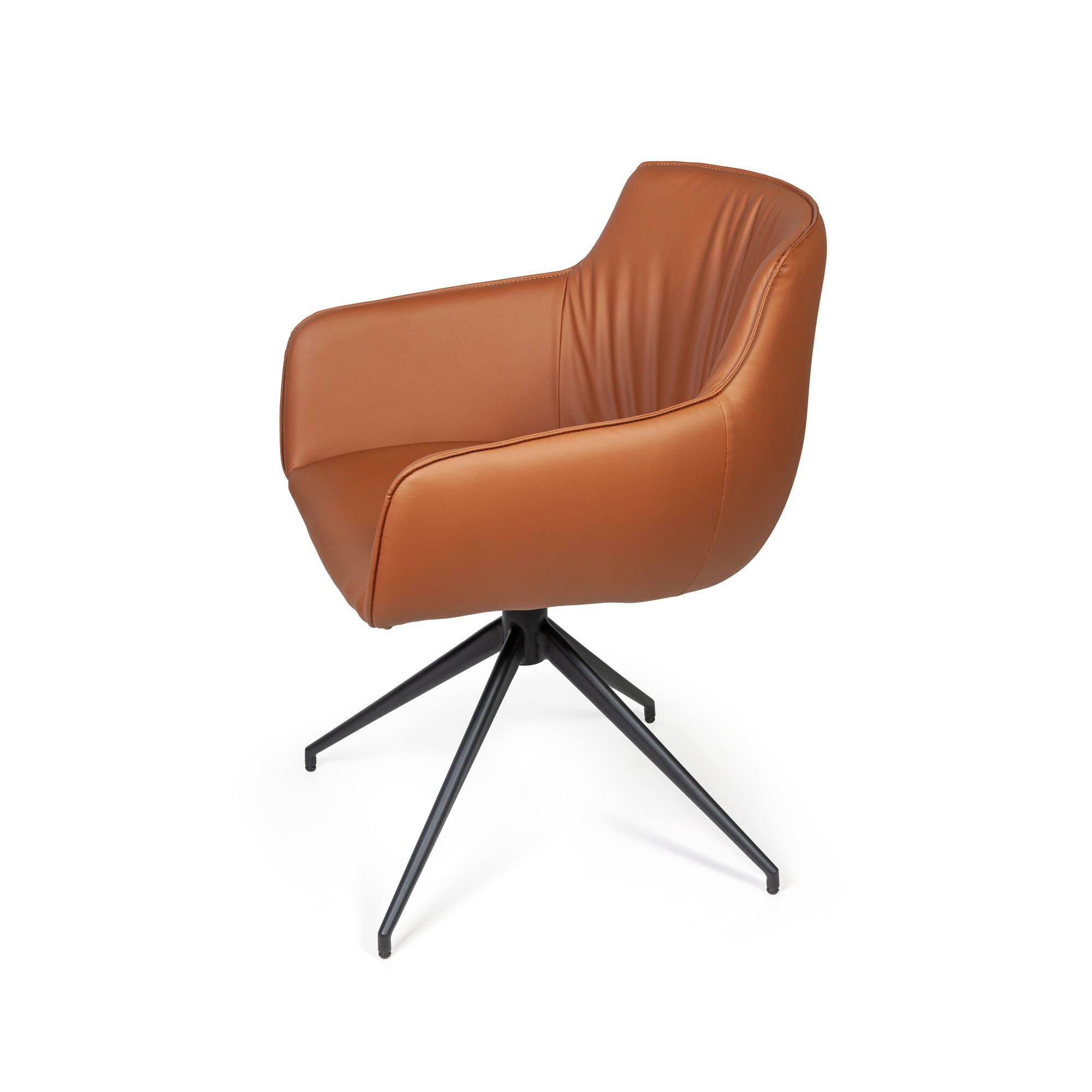 Полукресло София, иск.кожа soft-touch, терракот