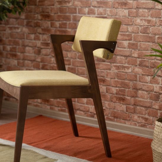 Стул Ostin, рогожка Chalet brown, старинный орех