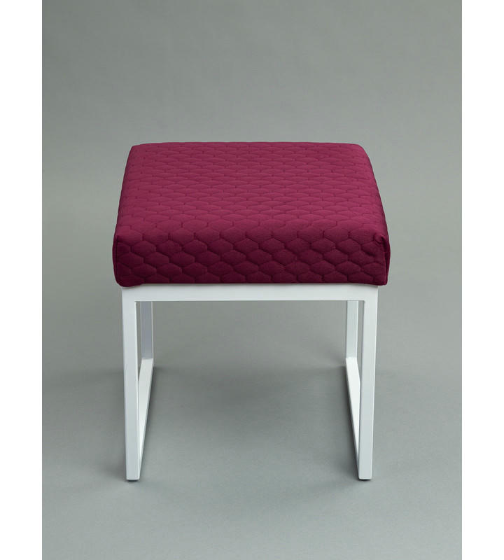 Банкетка Марсей 40-44 (бордовый/белый)