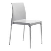 Стул пластиковый Chloe Chair Mon Amour, светло-серый