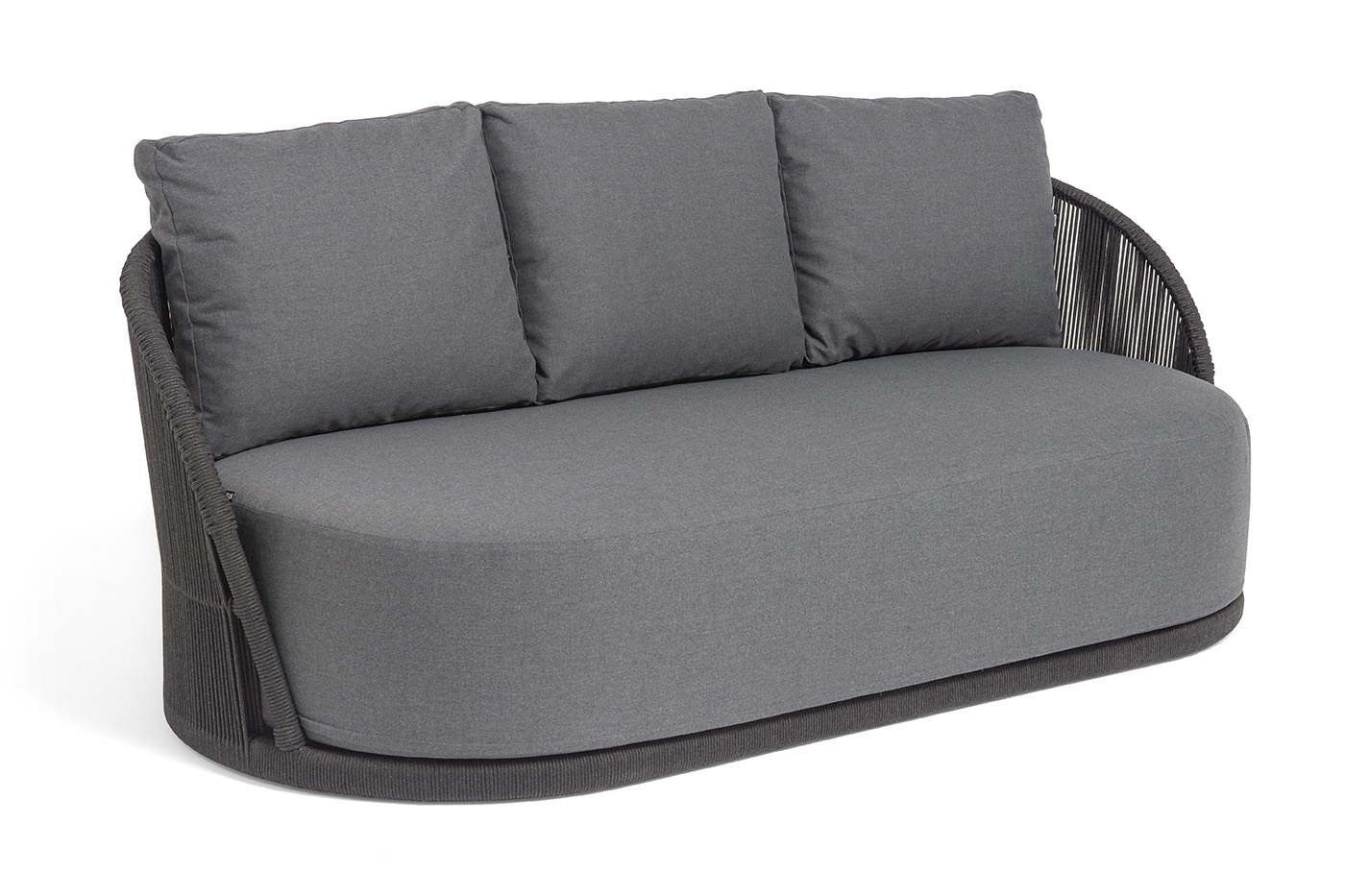 "Монтелла" диван 3-местный плетеный из роупа