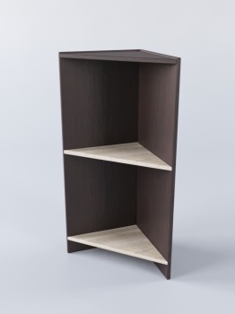 Прилавок "ТАНДЕМ МИНИ" №6 угловой, Дуб Венге + Дуб Сонома